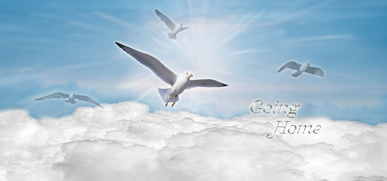 Going Home Clouds Blue